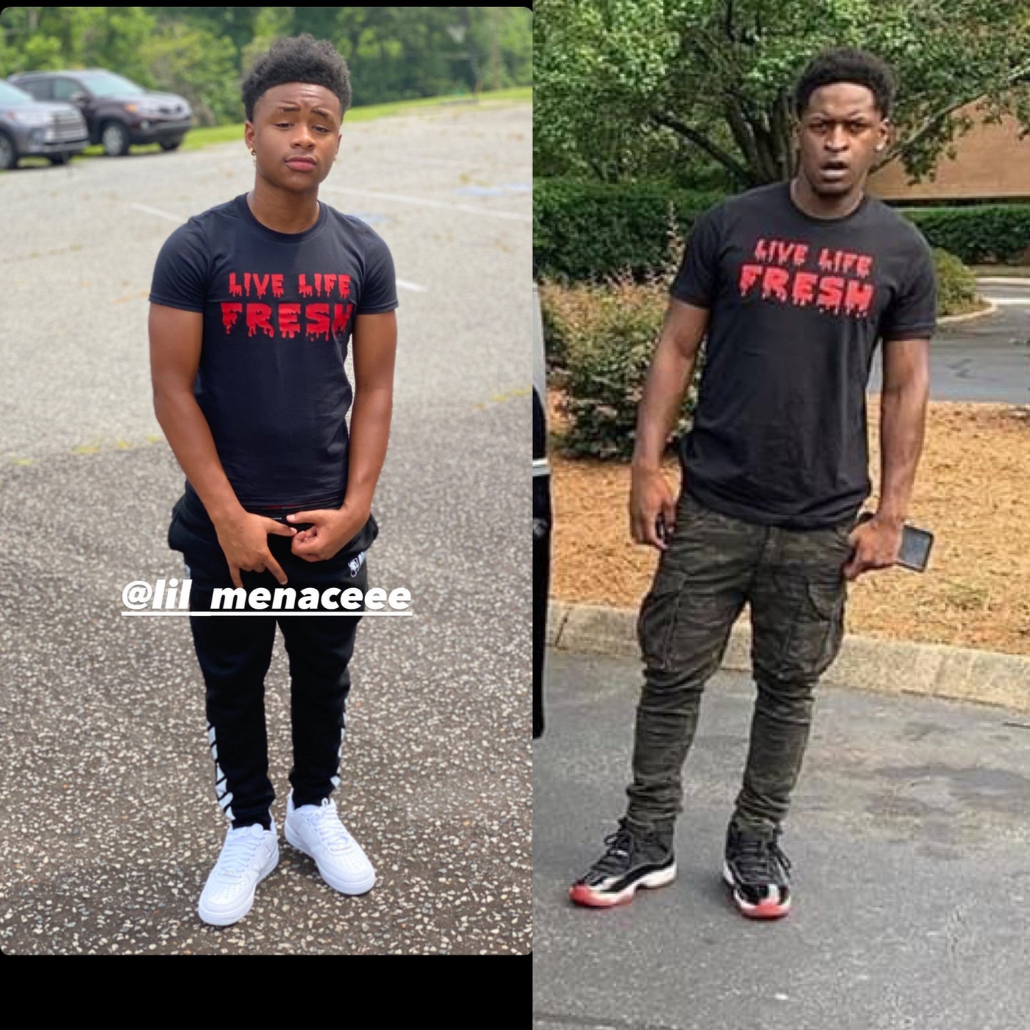 Live Life Fresh- Black