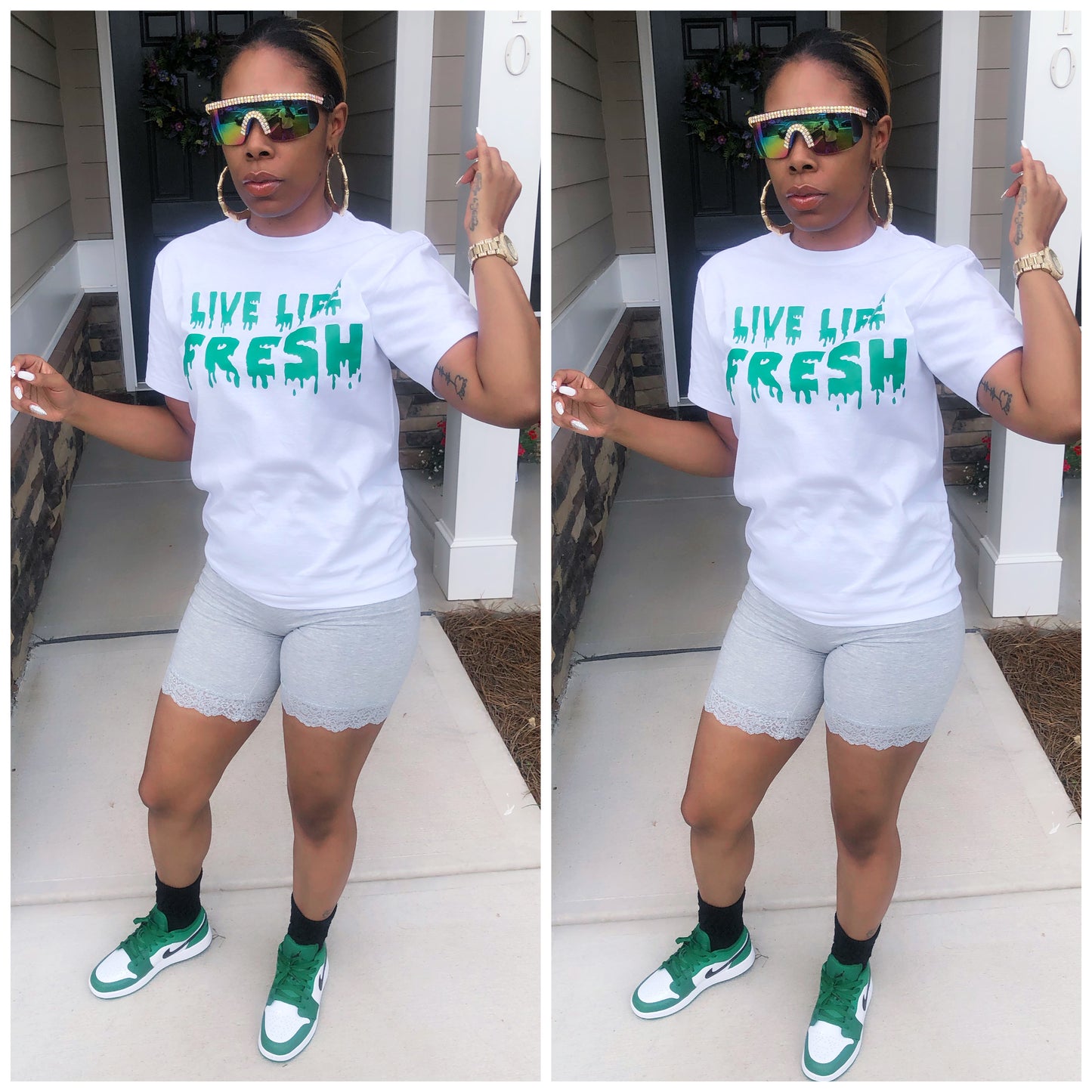 Live Life Fresh- White