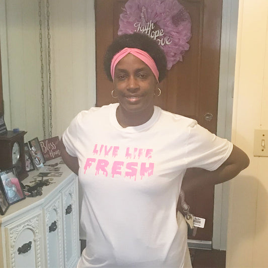 Live Life Fresh- White